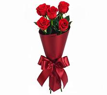 Букет 5 Красных роз Эдлесс Лав в Дондуковской