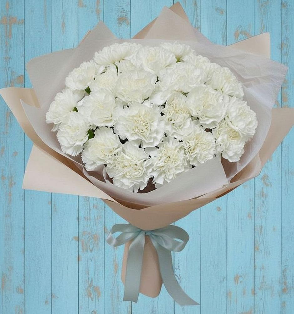 Букет цветов из: Гвоздики в Дондуковской