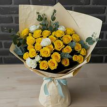 Букет цветов из:  Розы в Дондуковской