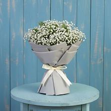 Букет цветов из:  Гипсофила в Дондуковской