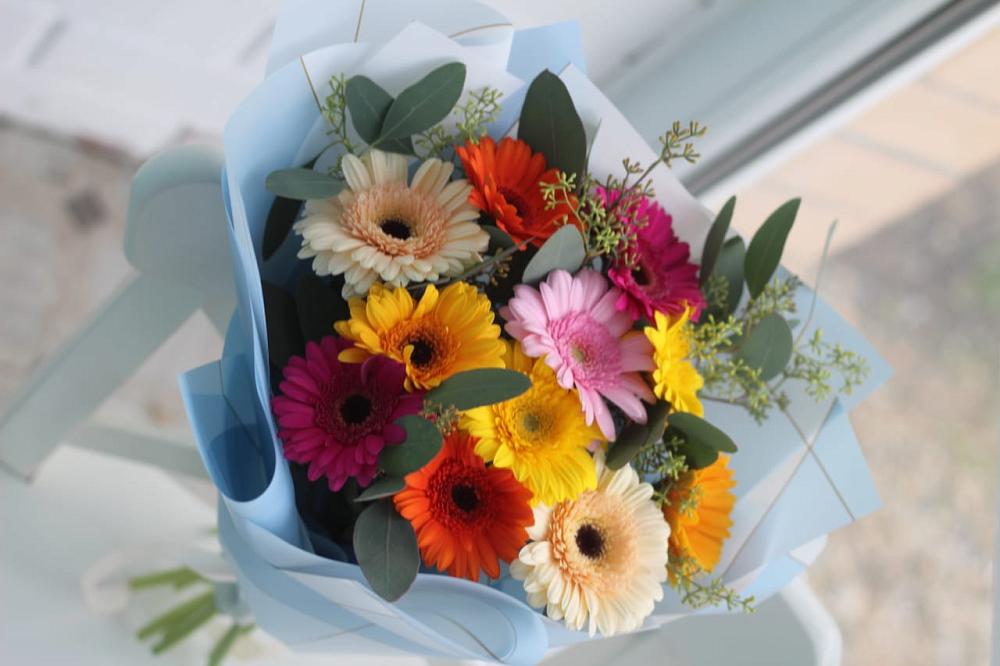 Букет цветов из: Герберы в Дондуковской