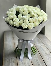 Букет 35 Белых роз в Дондуковской