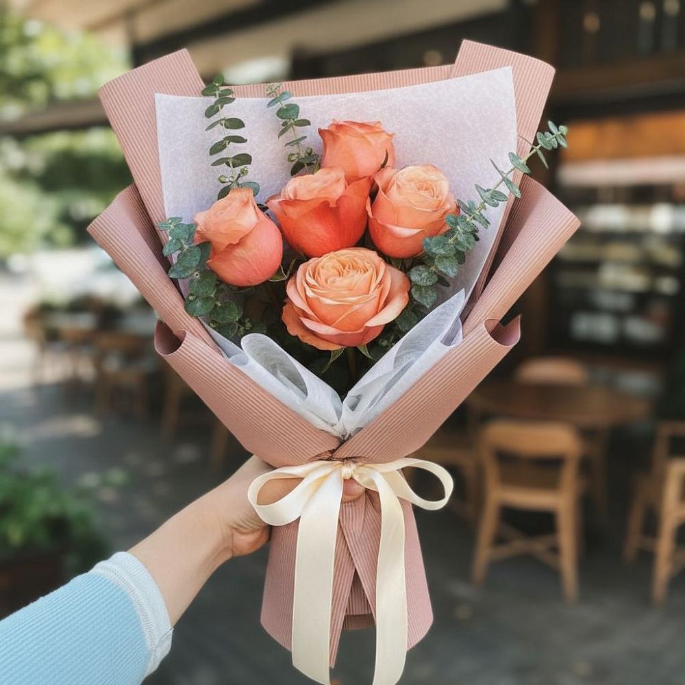 Букет цветов из: Розы в Дондуковской