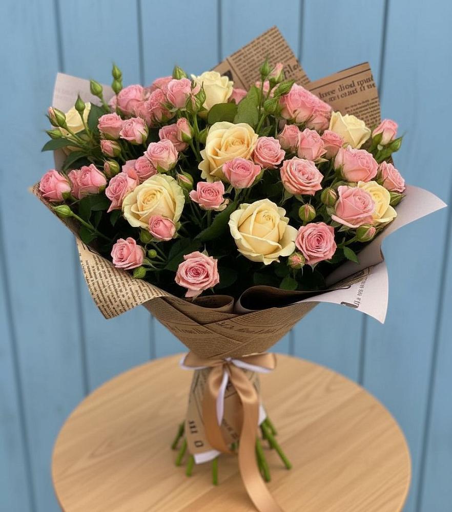 Букет цветов из: Розы в Дондуковской