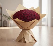 Букет 101 Красная роза в Дондуковской
