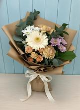 Букет цветов из:  Герберы и Хризантемы в Дондуковской