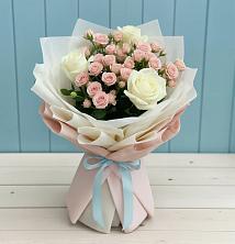 Букет цветов из:  Розы в Дондуковской