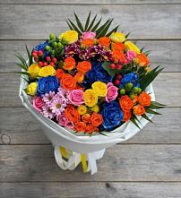 Букет цветов из:  Розы и Хризантемы в Дондуковской