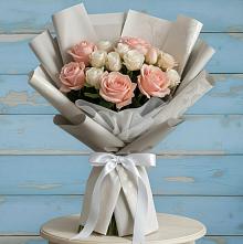 Букет цветов из:  Розы в Дондуковской