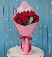 Букет цветов из:  Розы в Дондуковской