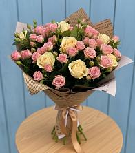 Букет цветов из:  Розы в Дондуковской