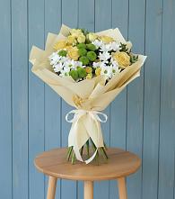 Букет цветов из:  Хризантемы и Розы #REPLACE_PRED# Дондуковской