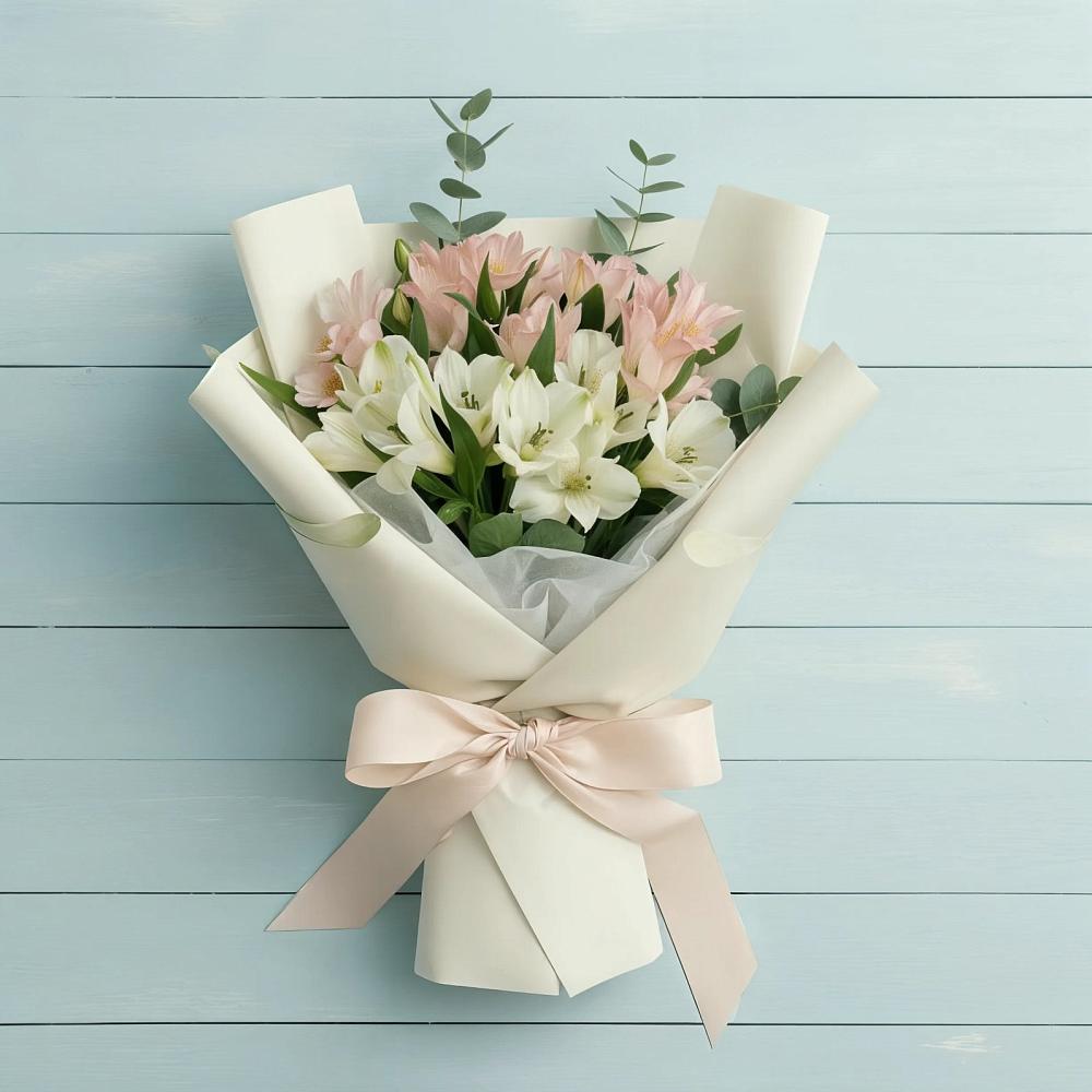 Букет цветов из: Альстромерии в Дондуковской