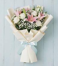 Букет цветов из:  Лилии в Дондуковской