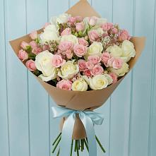 Букет цветов из:  Розы в Дондуковской