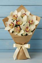 Букет цветов из:  Орхидеи и Розы в Дондуковской